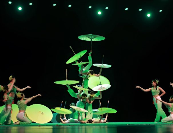 Chaoyang Theatre acrobatics show featuring Chinese performers on stage in Beijing